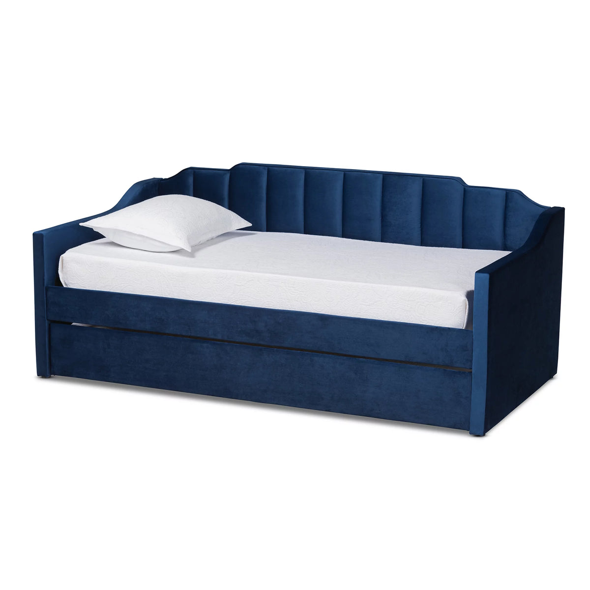 Navy Blue Twin Daybed with Trundle N674750