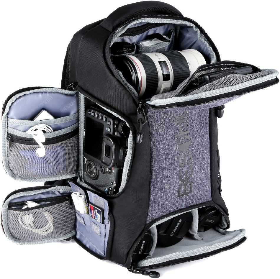 Waterproof Camera Backpack with Rain Cover G958873