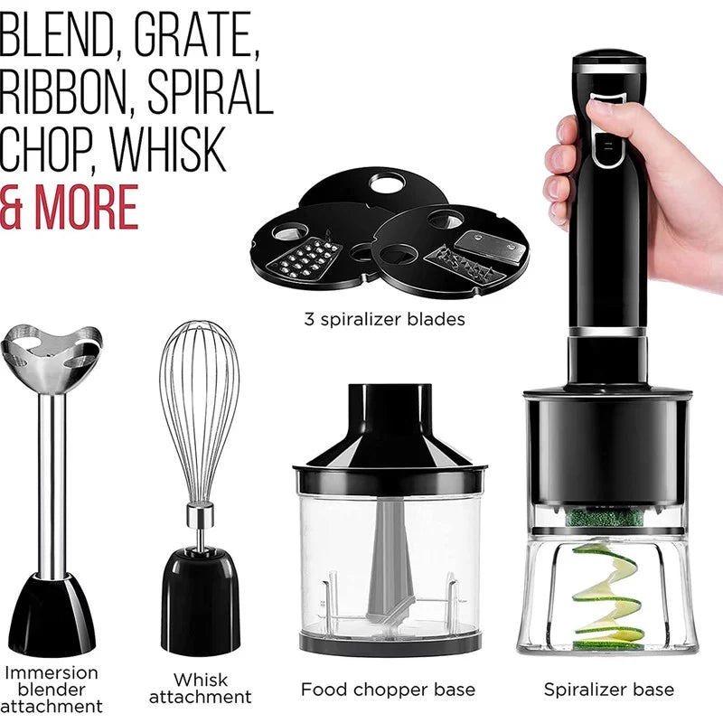Countertop Blender & Immersion Blender 6-in-1 Food Prep Combo Kit A863804