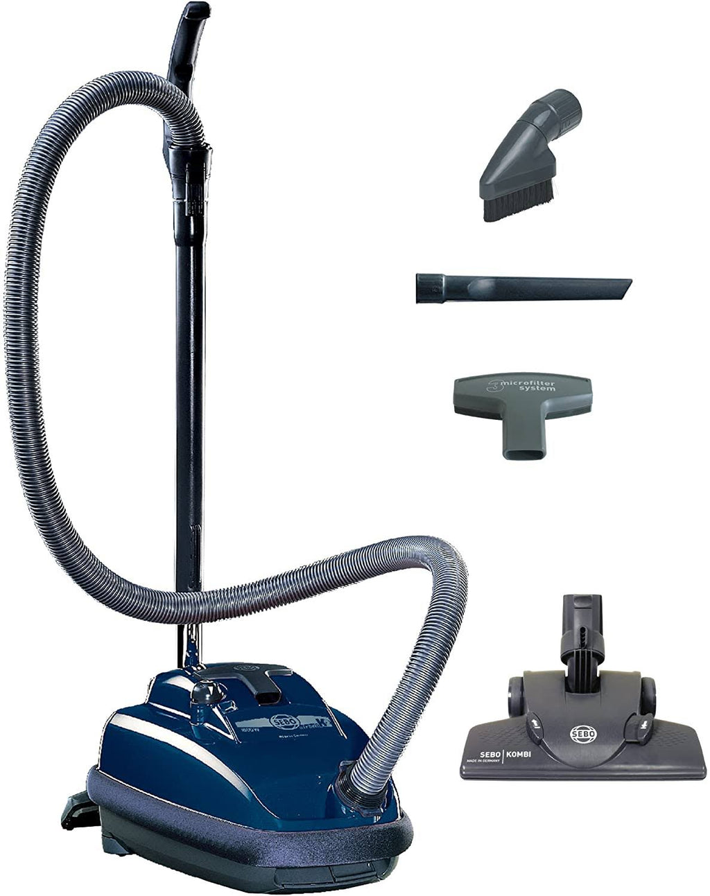 Dark Blue HEPA Canister Vacuum L78985