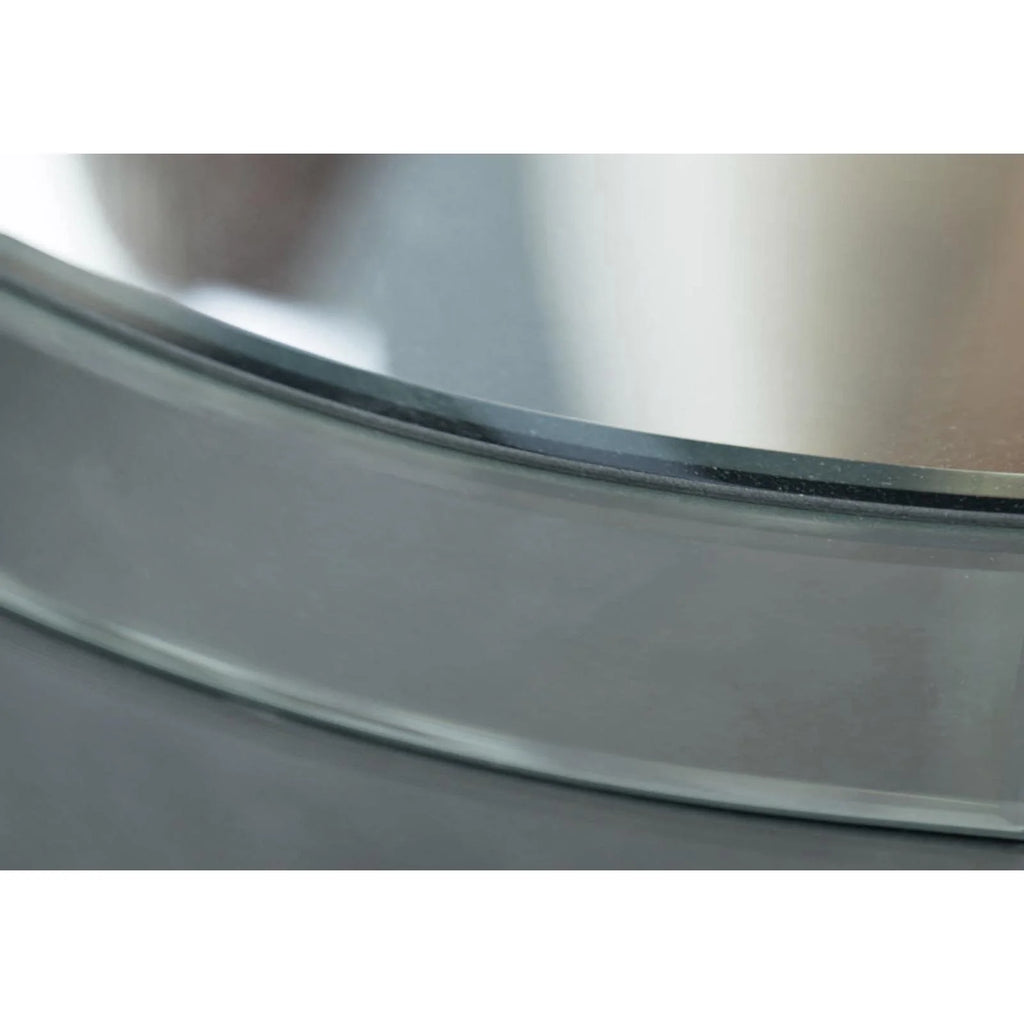 Grey Accent Table Console Mirror L613684