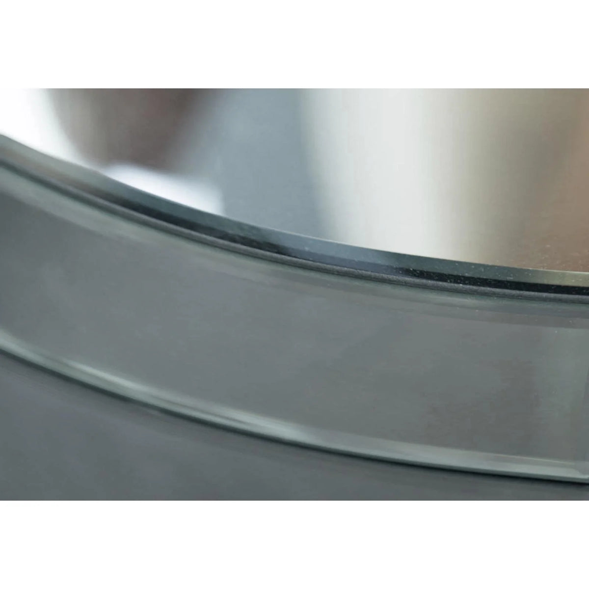 Grey Accent Table Console Mirror L613684