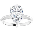3Ct Pear Moissanite Solitaire Engagement Ring 14k Gold G466