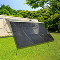 RV Awning Shade Screen with Zipper 9'X15'3'' G4108