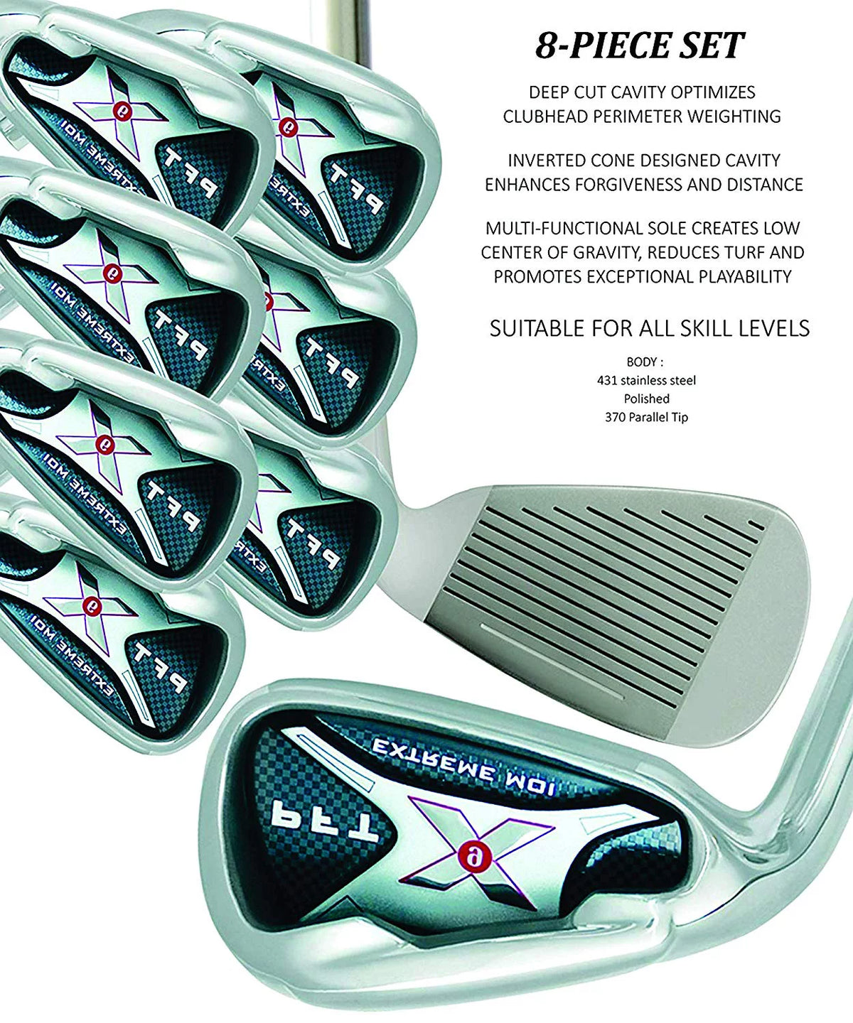Left Handed 8-Piece Women's Iron Set Steel Shaft C97642