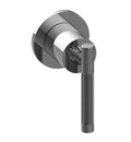 Polished Chrome Round 2-Way Diverter Trim Plate with Harley Handle Z886311