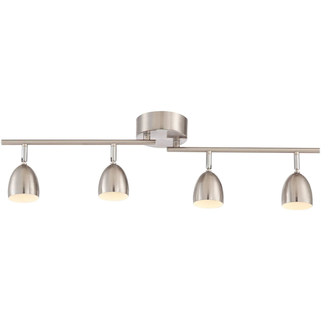 4-Light Satin Nickel LED Track Fixture Z56209