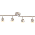 4-Light Satin Nickel LED Track Fixture Z56209