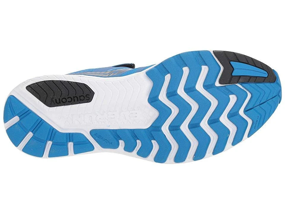 White-Black-Blue Wide Ride ISO Running Shoes U1359