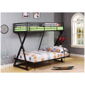 Metal Twin/Full Bunk Bed G51390