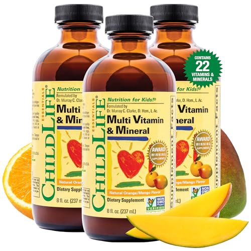 Multi Vitamin & Mineral Orange Mango Flavor 8 fl. oz Pack of 3 W768