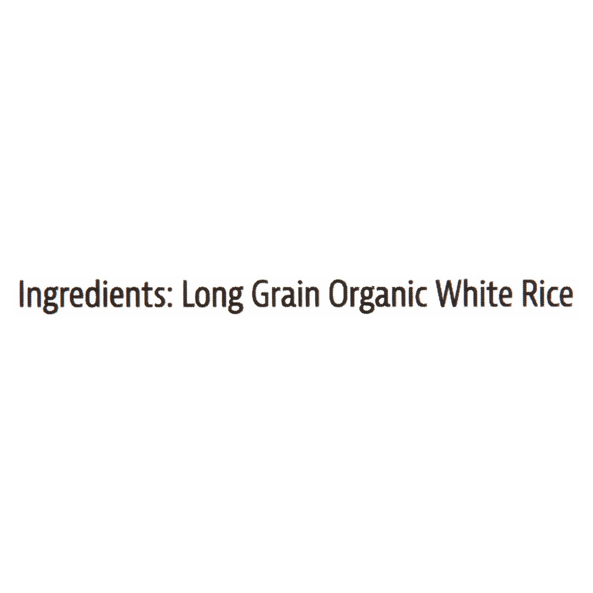 Organic Long Grain White Rice, 32oz C716