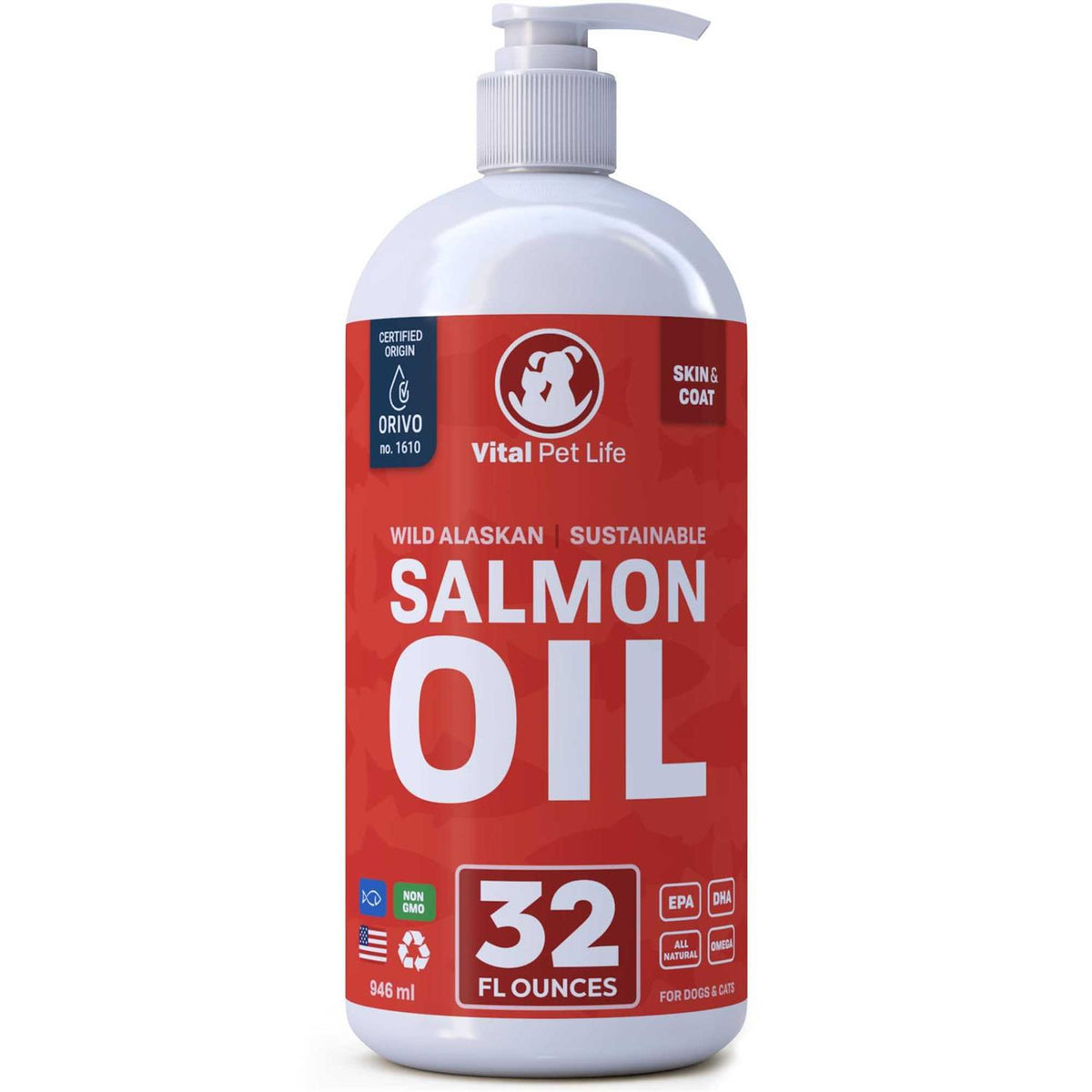 Salmon Oil for Dogs & Cats E42872