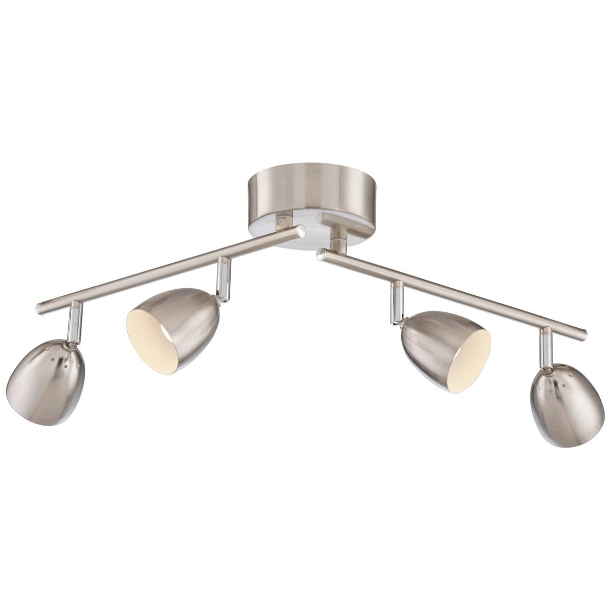 4-Light Satin Nickel LED Track Fixture Z56209
