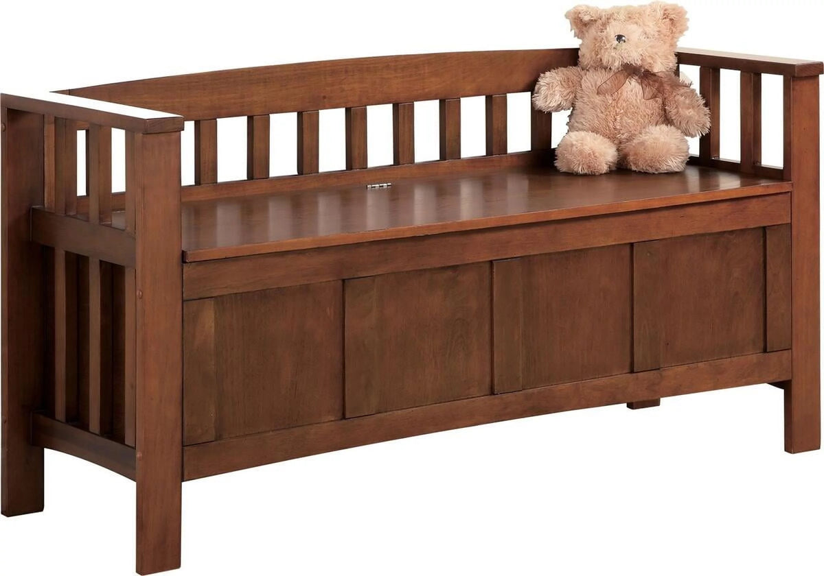 Wood Storage Bench with Flip Top O246