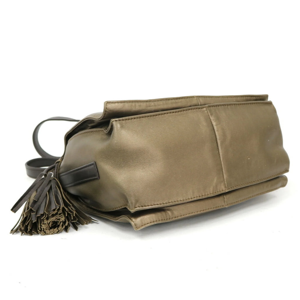 Pre-Owned Bronze Shoulder Bag I26378