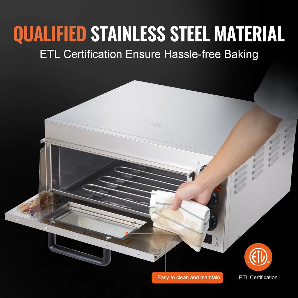 Electric Countertop Pizza Oven 16-inch 1700W T670159