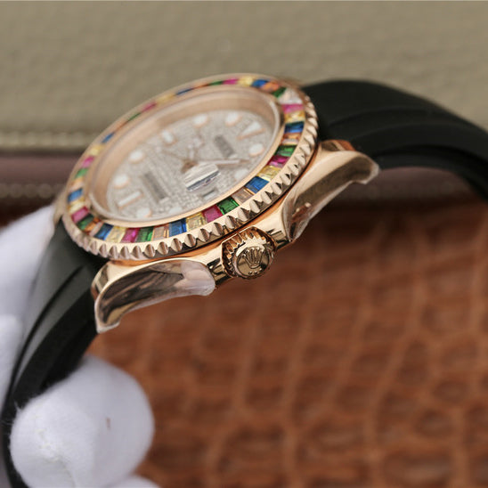 40mm Rubber Strap Watch T9576