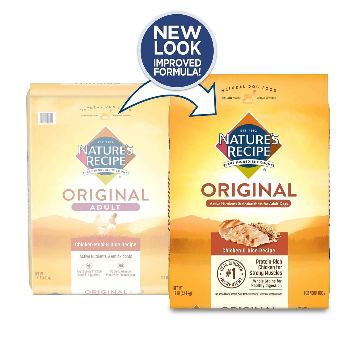 Chicken & Rice Dry Dog Food C393653