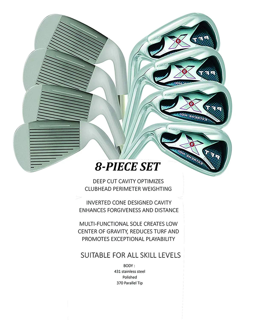 Left Handed 8-Piece Women's Iron Set Steel Shaft C97642