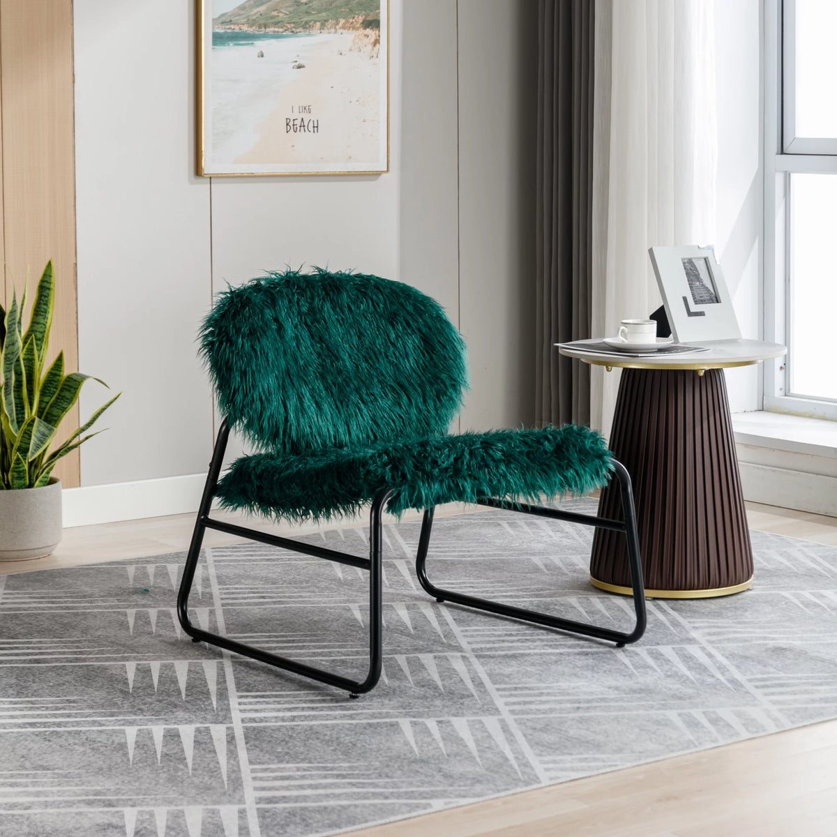 Accent Chair with Metal Frame P68541