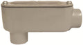 2-1/2in Aluminum Die Cast Threaded Conduit Body with Flat Cover & Gasket R9479