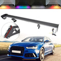 Adjustable Aluminum Rear Trunk Wing Spoiler With LED A7346