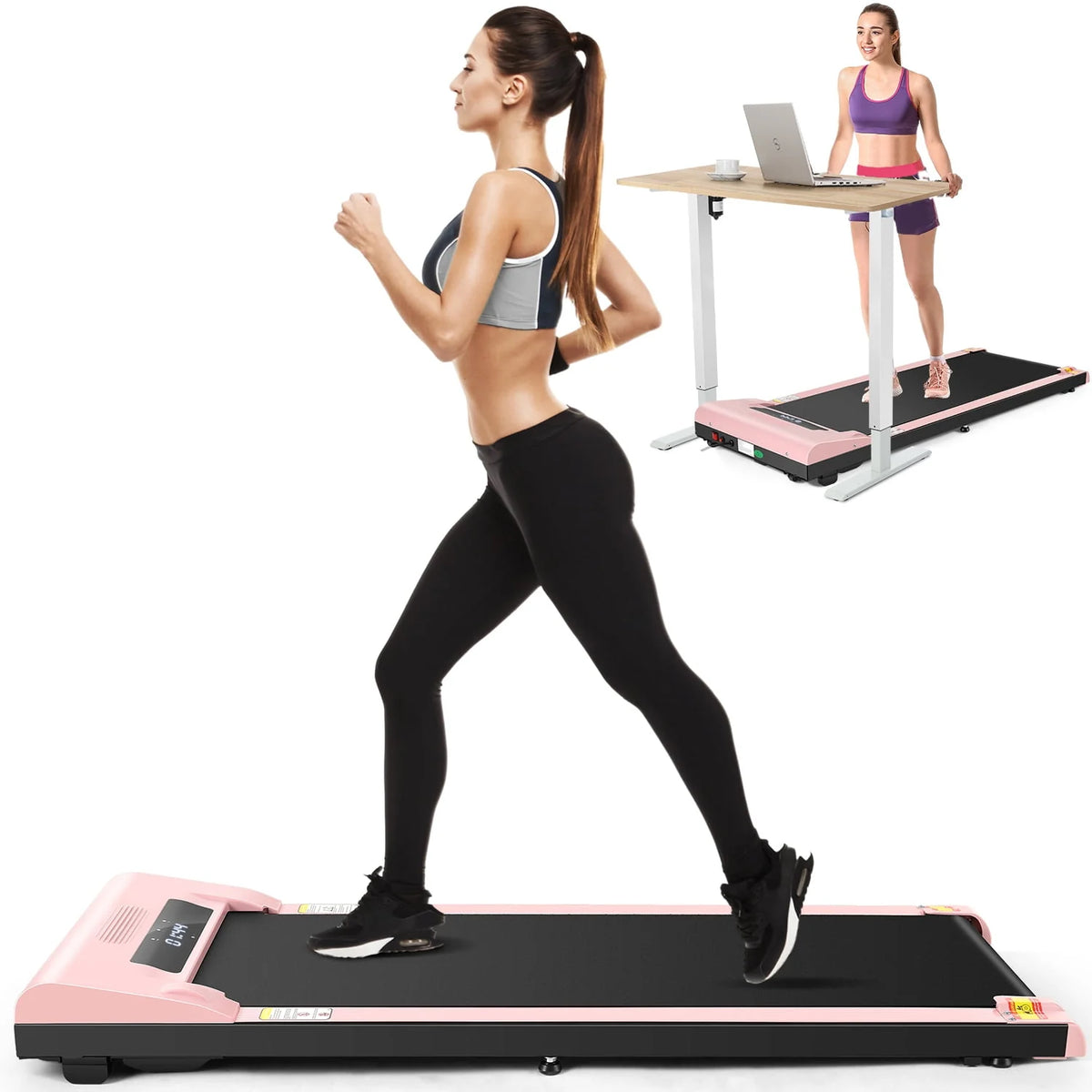 Walking Pad Treadmill 2.5HP Electric Jogging Running Machine I6009