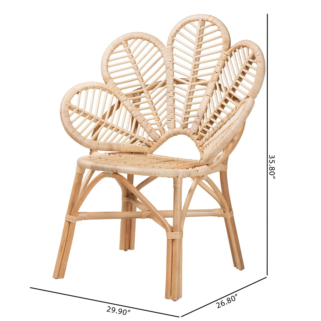 Natural Brown Rattan Chair X428