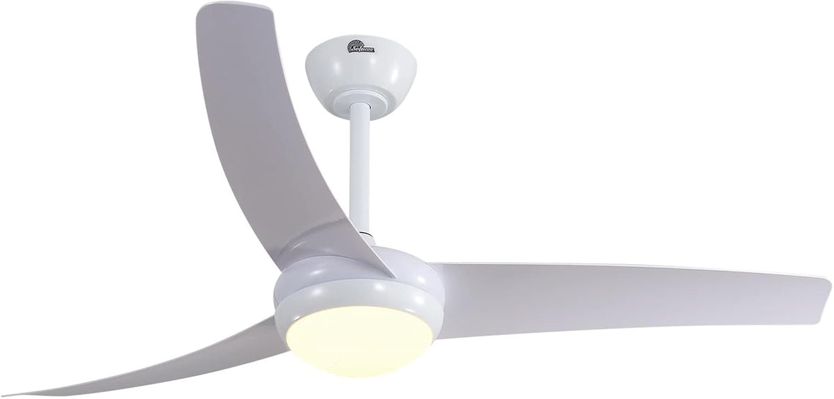 52 Inch Crystal Ceiling Fan with Lights and Remote B9967