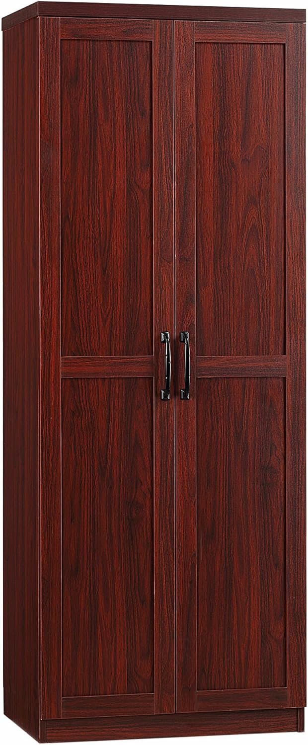 63 2-Door Freestanding Storage Cabinet with 2 Adjustable Shelves A5064