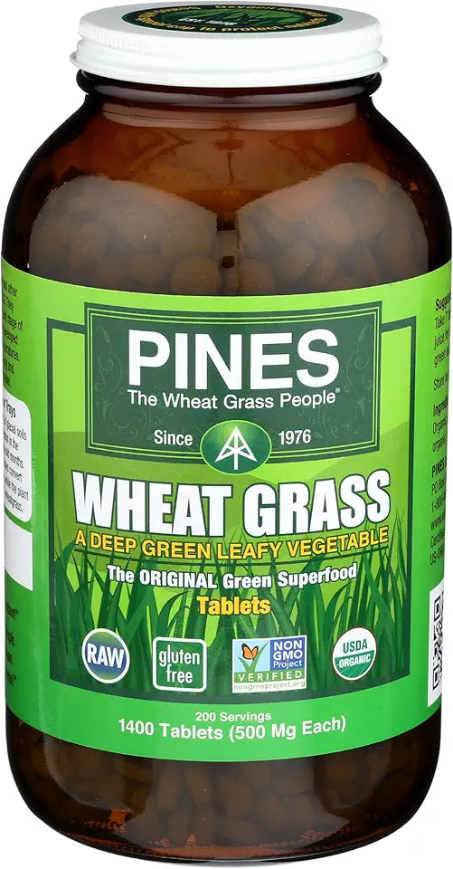 Organic Wheat Grass 1400 Count Tablets S119