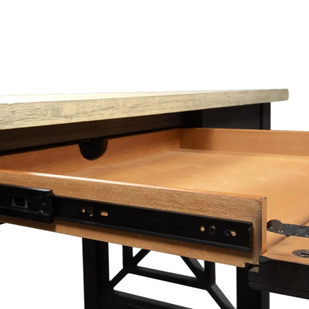 Brown Lift Top Writing Desk C7573