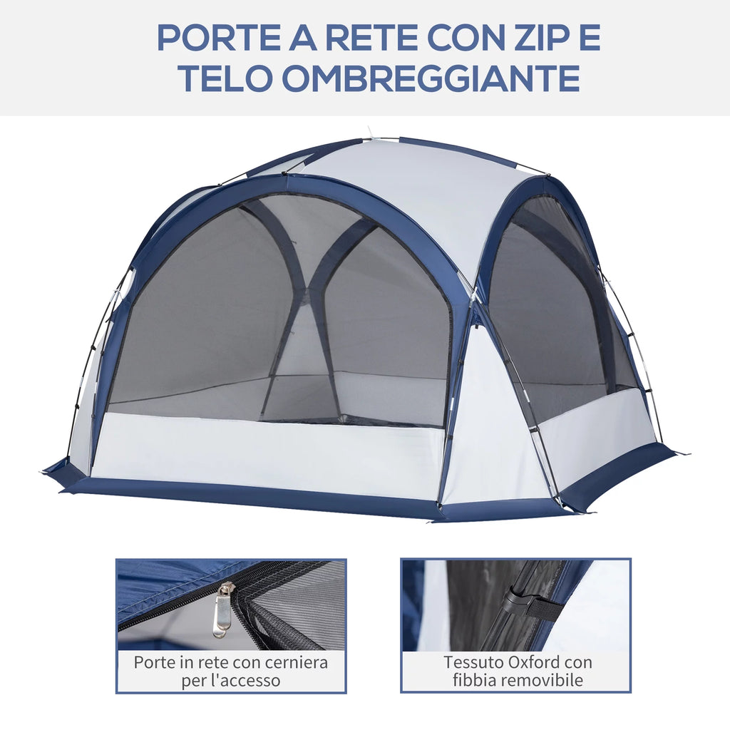 Camping Tent for 6-8 Persons with Carry Bag H890763
