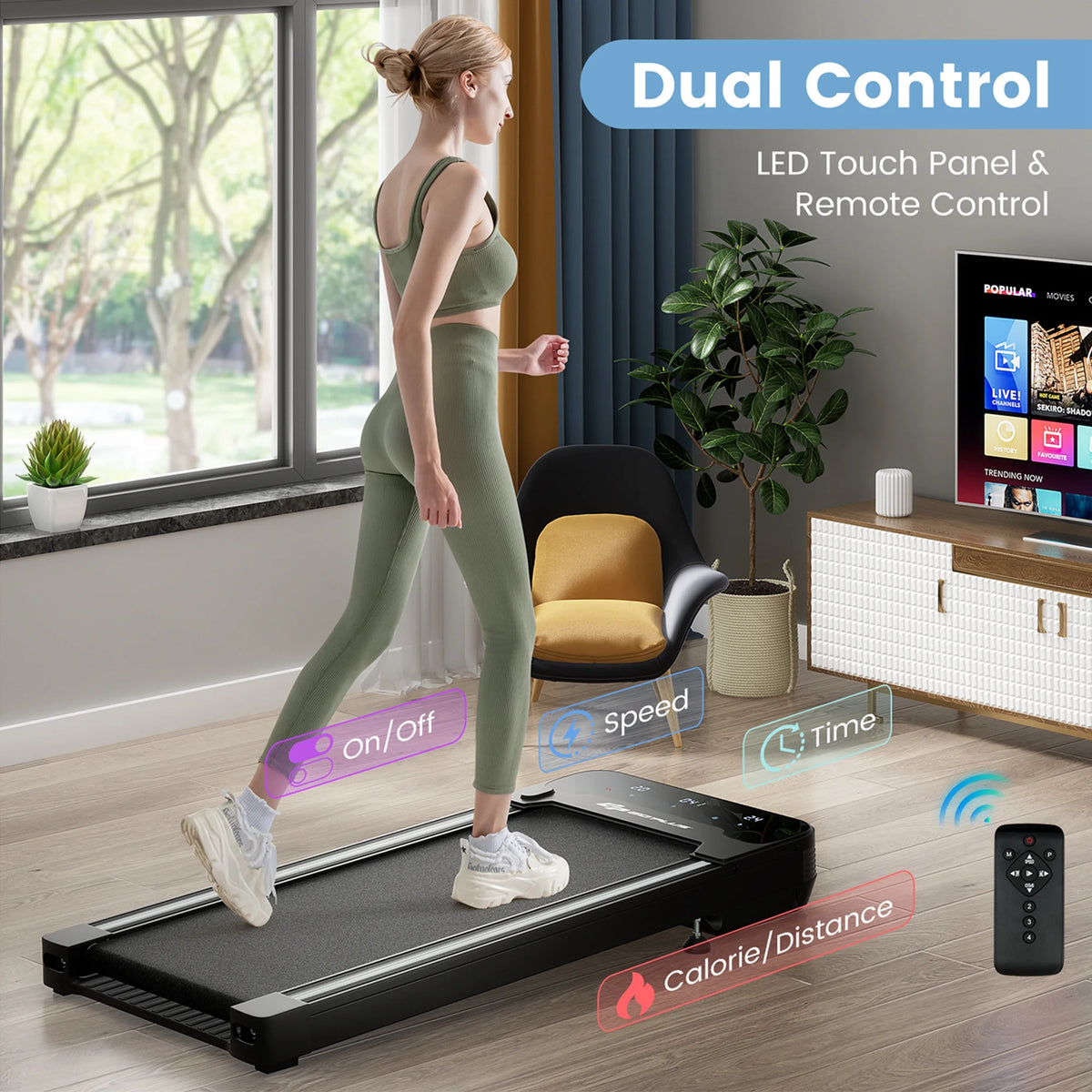 Under-Desk Walking Treadmill M327