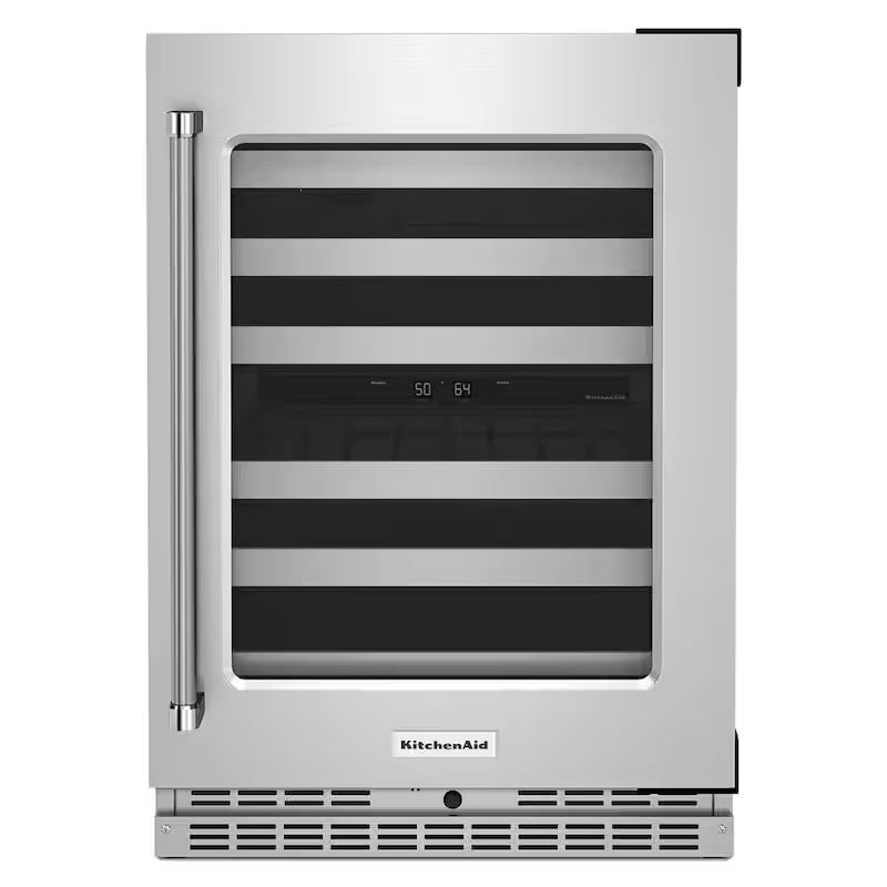 46-Bottle Built-In Undercounter Wine Cooler in Stainless Steel T3320