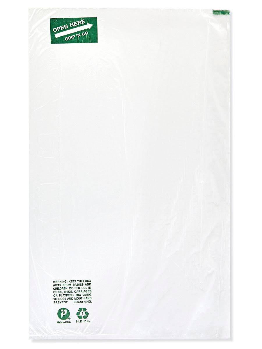 12 x 20x22 Plastic Produce Bags, Carton of 4 Rolls Z54845