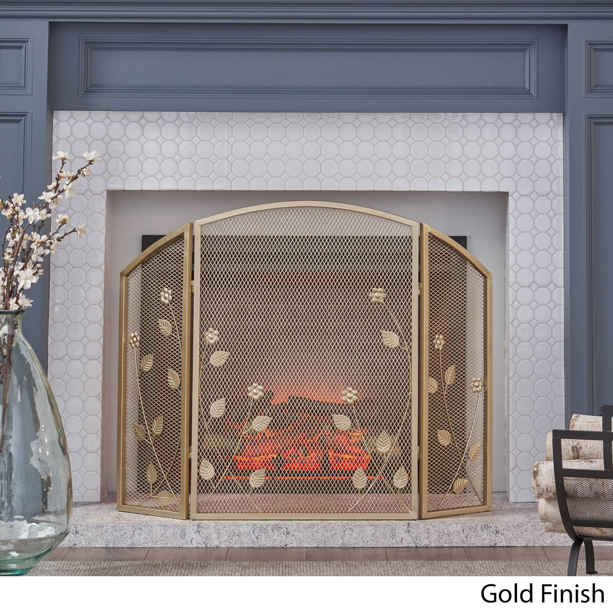 Gold Iron Firescreen F467