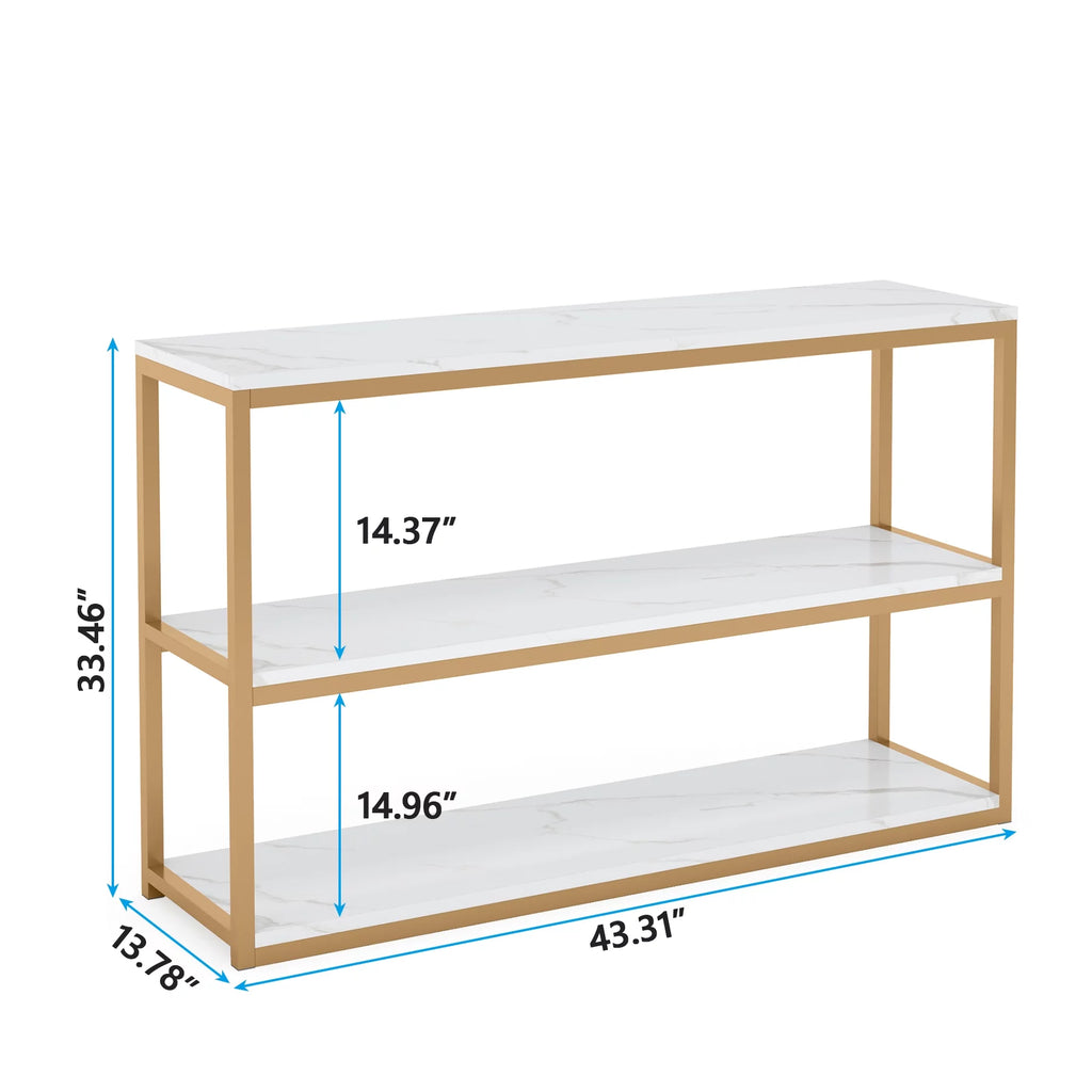 3-Tier Gold Console Table S421