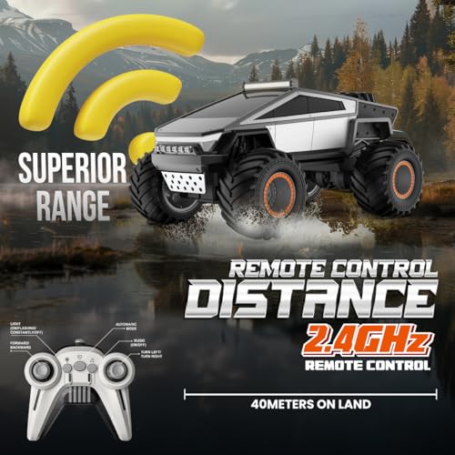 1:16 Scale Waterproof 4WD Amphibious Remote Control Toy Car D40271