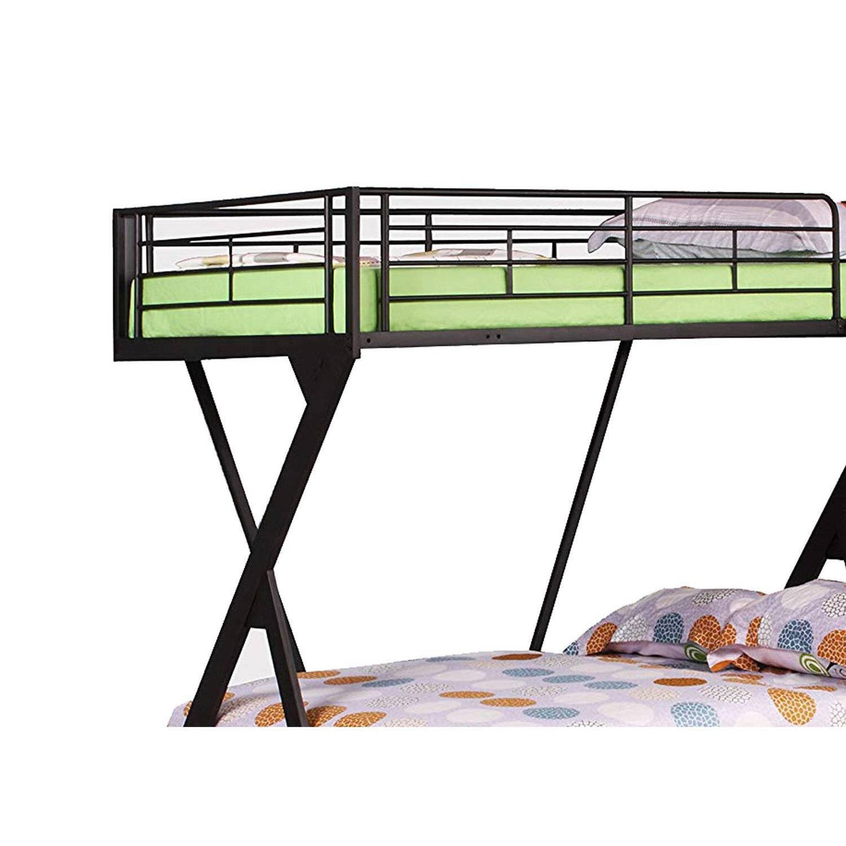 Metal Twin/Full Bunk Bed G51390