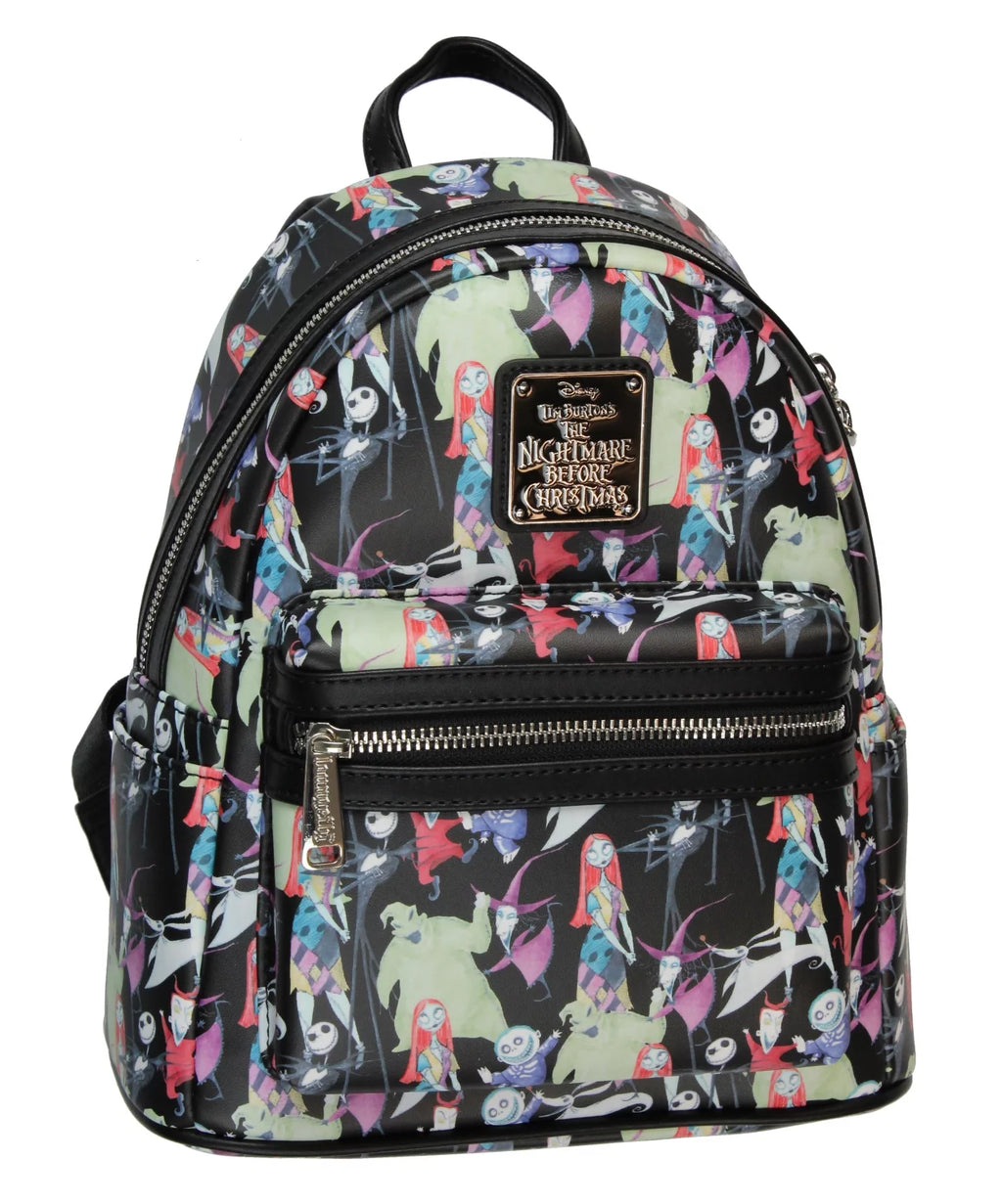 Watercolor Character Print Mini Backpack D68154