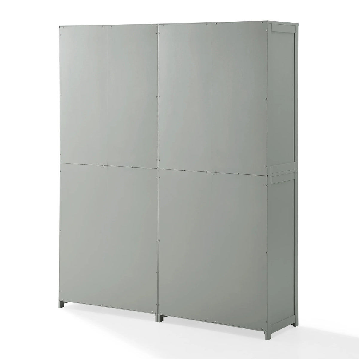 Tall Wood Pantry in Gray (Set of 2) V4619