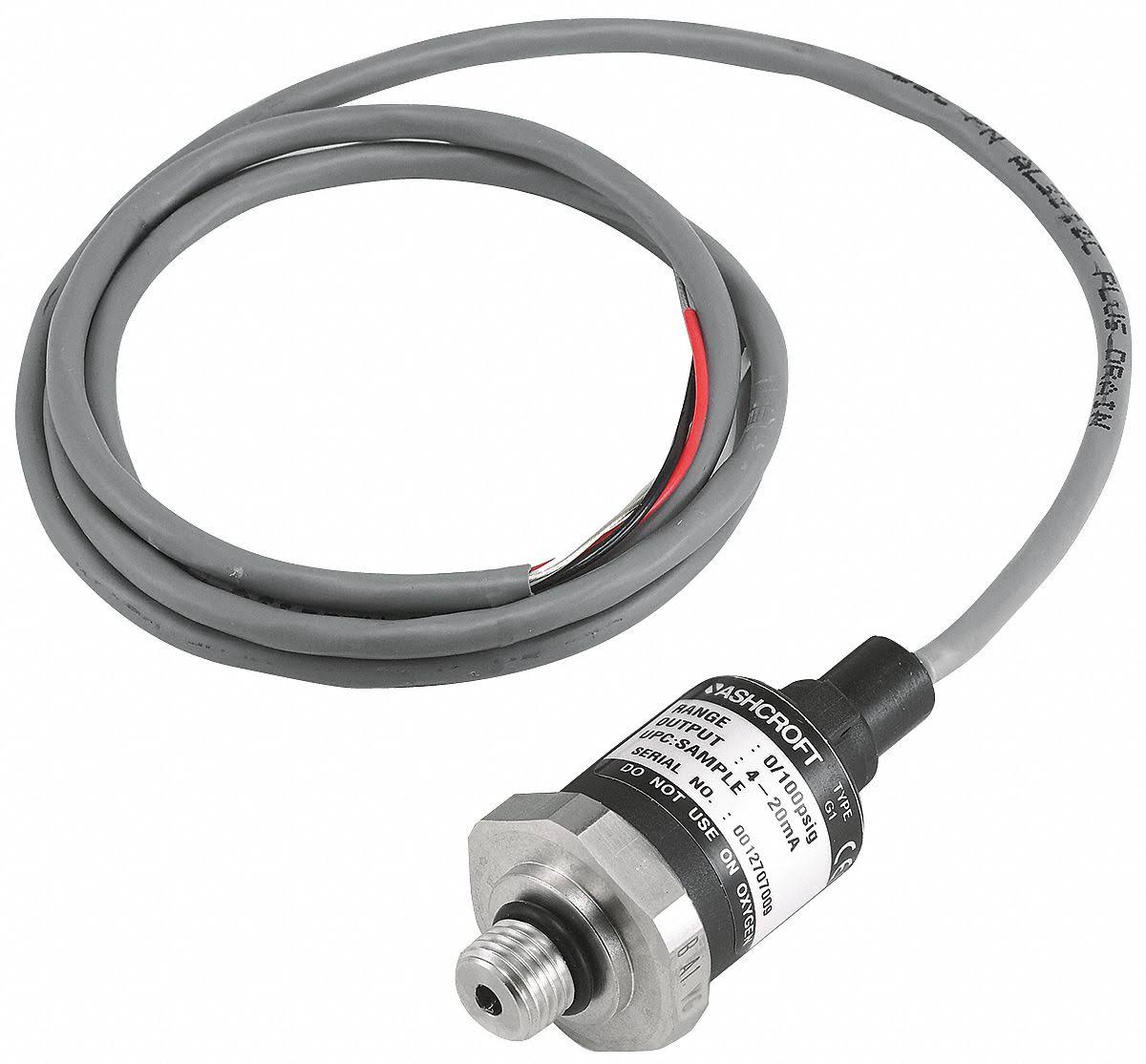 Transducer, 0 to 300 Psi, output 1 to 5VDC E390