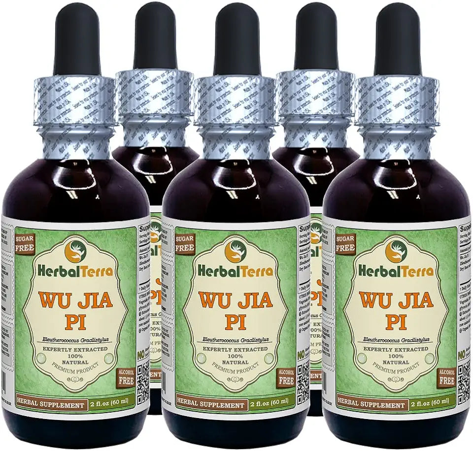 Eleutherococcus Gracilistylus Alcohol-Free Liquid Extract 5x2 fl.oz E711