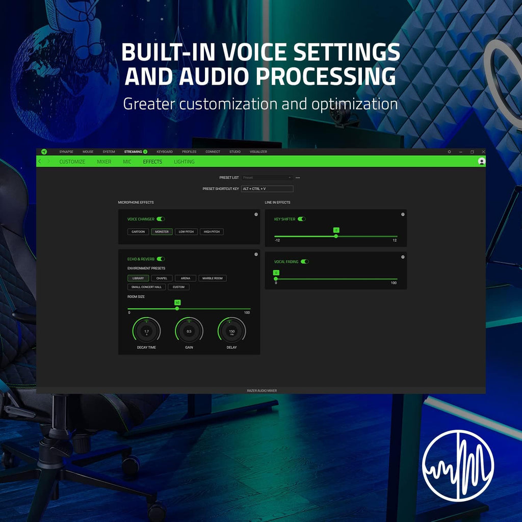 4-Channel Audio Mixer with XLR Preamp and USB Connectivity H138706