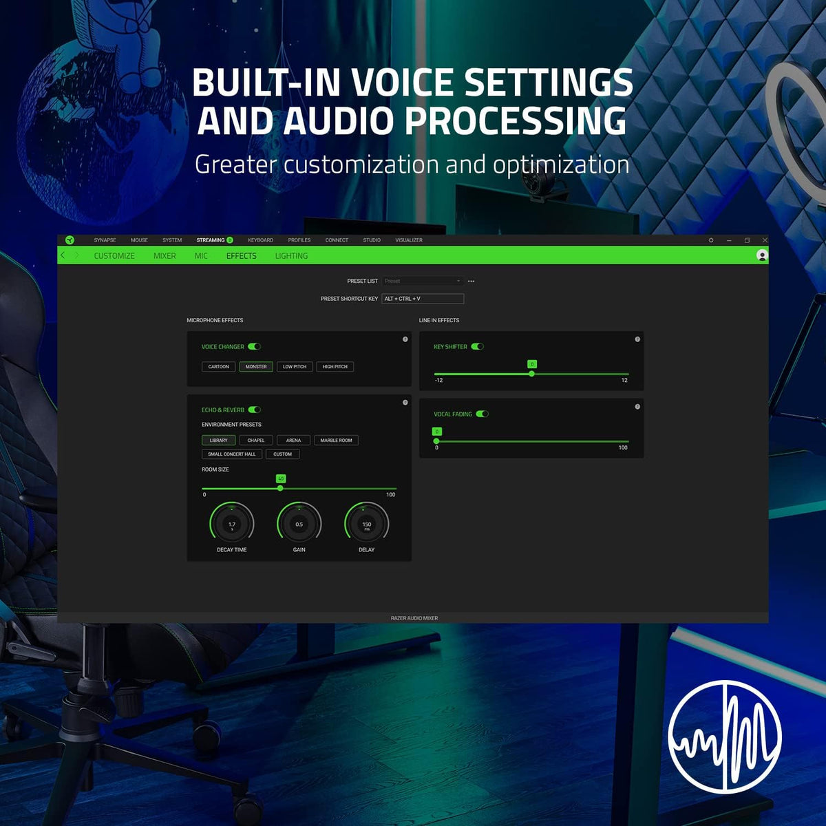 4-Channel Audio Mixer with XLR Preamp and USB Connectivity H138706