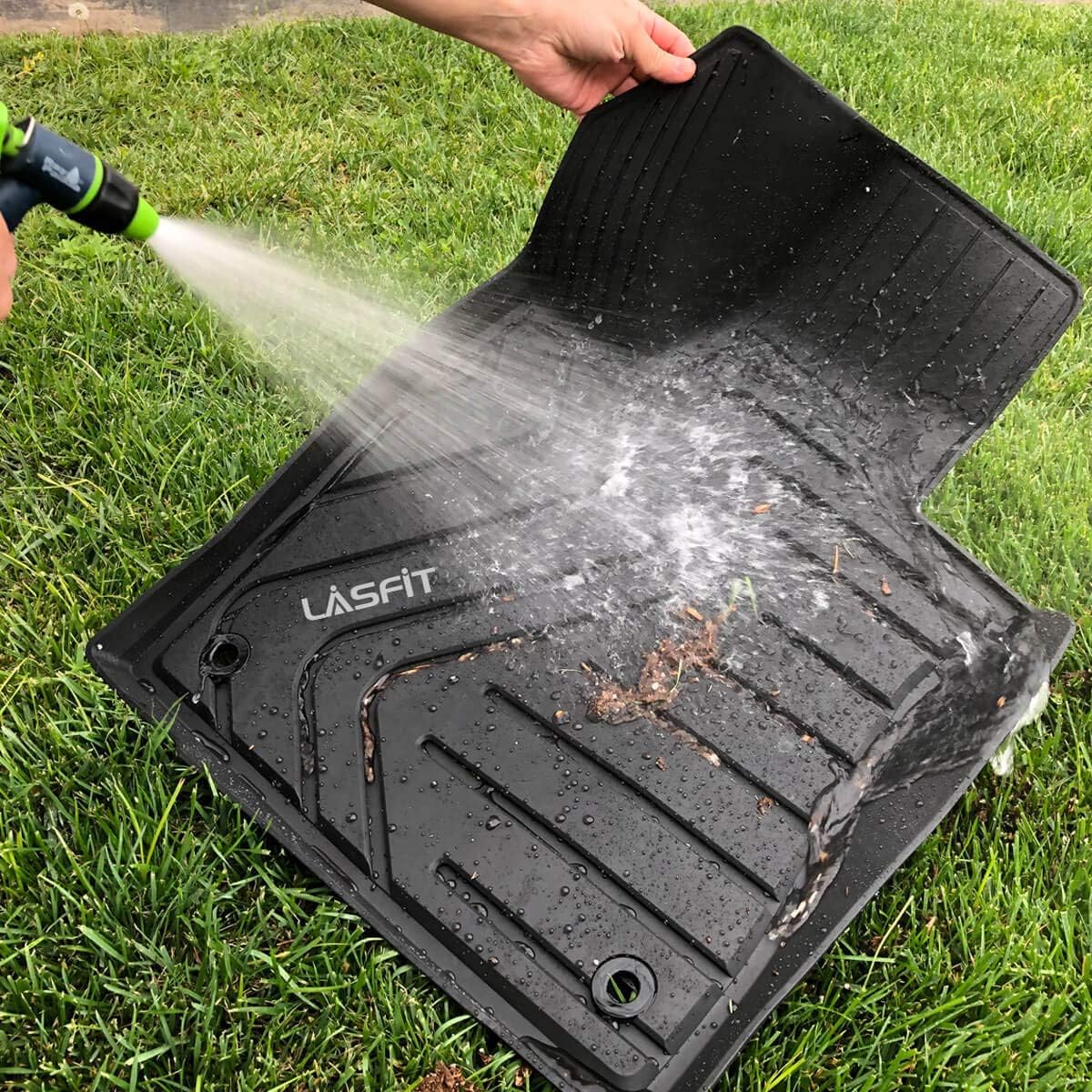 Black TPE Floor Liners for Toyota Tundra CrewMax Cab Q3085