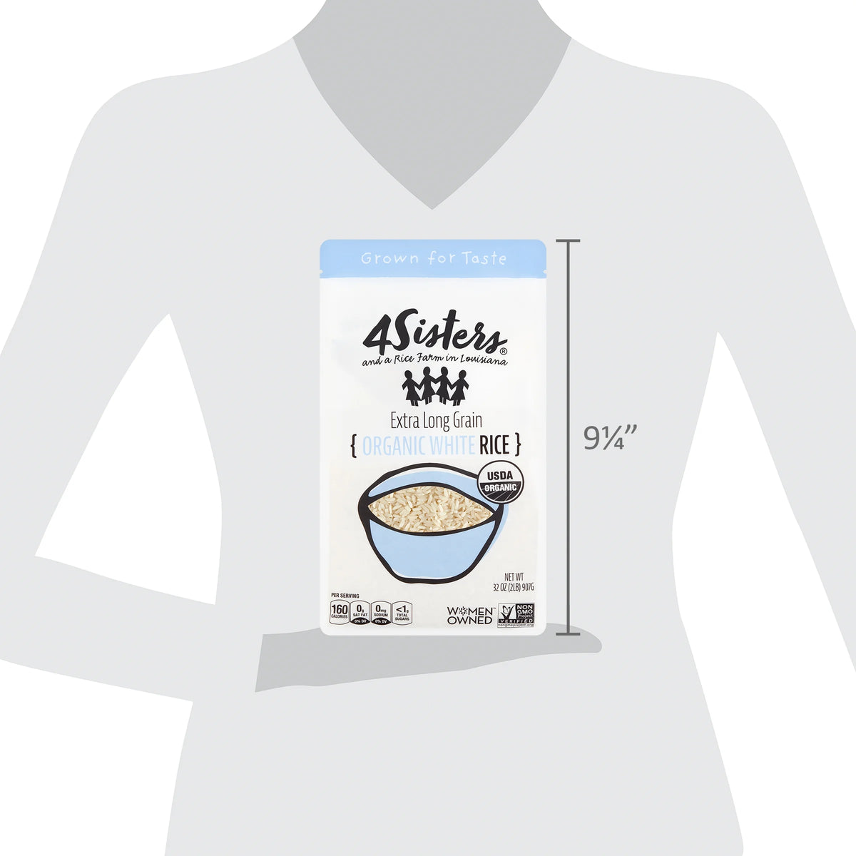 Organic Long Grain White Rice, 32oz C716