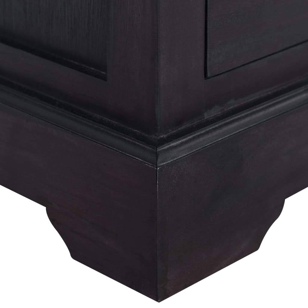 Black Solid Mahogany Wood Chest of Drawers I973999